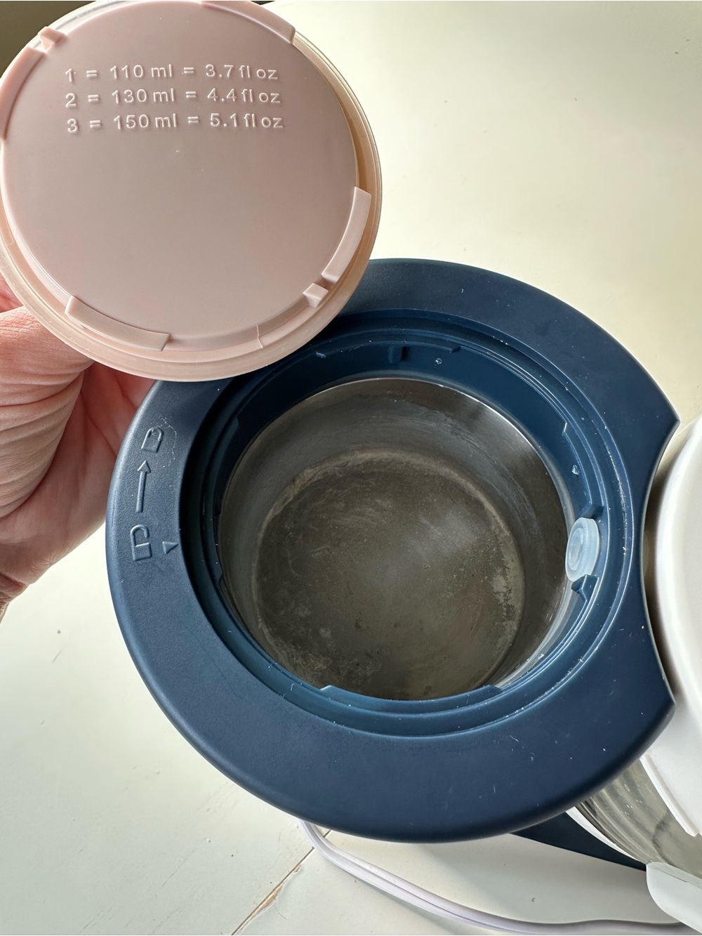 BÉABA Babycook NEO Baby Food Maker in Navy & Blush (Midnight) - Picture 5 of 11